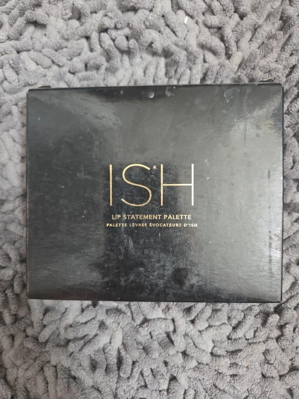 ISH Lip Statement Palette - Black & Gold Logo